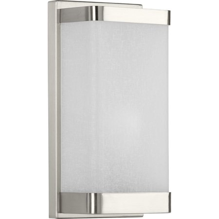 PROGRESS LIGHTING One-Light Linen Glass Wall Sconce P710072-009